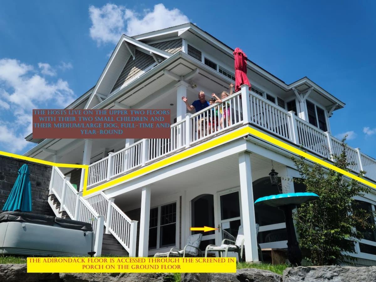Loza House Adirondack Screened-in Porch Unit Front Apartamento *